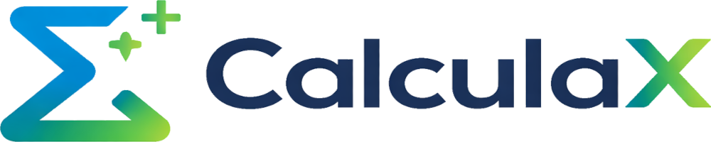 Calculax logo – Calculate anything. Simply.